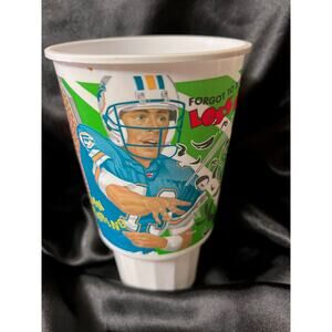 VINTAGE 1995 McDonalds "DAN MARINO MIAMI DOLPHINS NFL" Cup - MINT - UNUSED